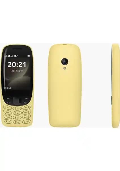 Nokia 6310 Kameralı Tuşlu Cep Telefonu Sarı Renkli Dayanıklı ve Kullanıcı Dostu Model