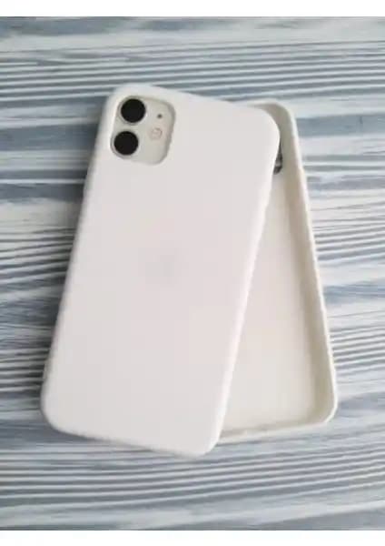 Pirok Store iPhone 11 Uyumlu Kadife Kaplamalı Silikon Kılıf Şıklık ve Koruma Sağlar