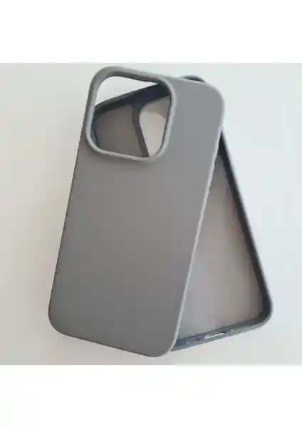 Pirok Store iPhone 15 Pro Uyumlu Kadife Silikon Kılıfı Şıklık ve Koruma Bir Arada