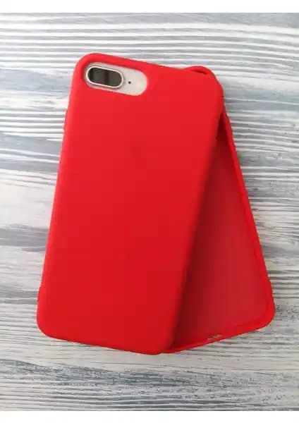 Pirok Store Kadife Esnek Silikon Kılıf iPhone 7 Plus ve 8 Plus Uyumlu