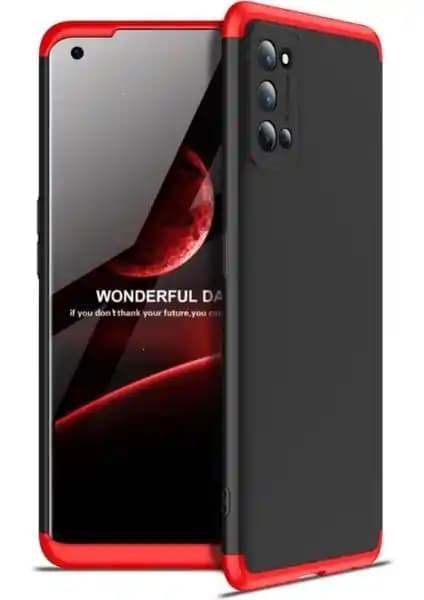 Realme 7 Pro için 3 Parçalı 360° Koruma Sağlayan Şık ve Dayanıklı Kılıf