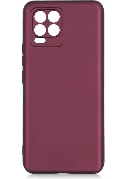 Realme 8 için Klasik Mat Renkli Silikon Kılıf Dayanıklı ve Şık Koruma Sağlar