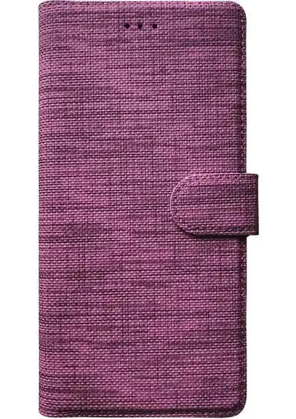 Samsung Galaxy A01 Core İçin Şık ve Koruyucu Spor Kumaş Cüzdan Kılıfı