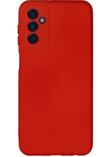 Samsung Galaxy A04S İçin Kadife ve Silikon Kılıf Kırmızı Renk Seçeneğiyle Koruma ve Şıklık Sunar