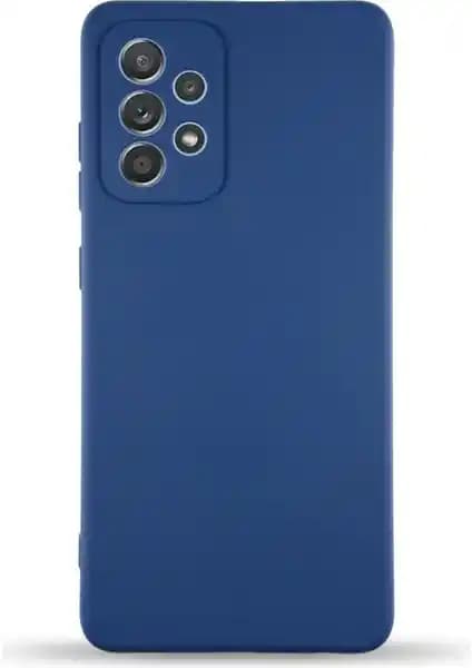 Samsung Galaxy A32 için Kadife İç Yüzeyli Silikon Kılıf Şık ve Koruyucu Tasarım