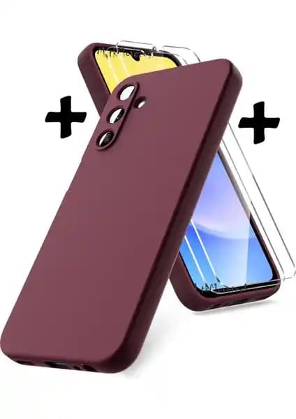 Samsung Galaxy A55 için Güçlü Koruma ve Şık Tasarım Sunan Kılıf ve Ekran Koruyucu Seti