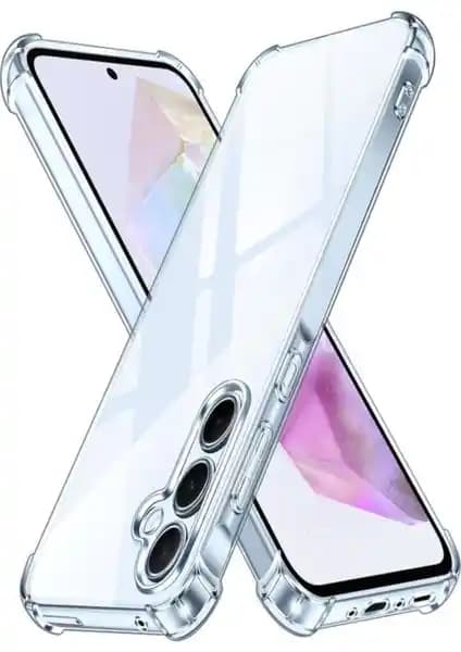 Samsung Galaxy A55 için Şeffaf Silikon Kılıfı Güçlü Koruma ve Şık Tasarım Sunar
