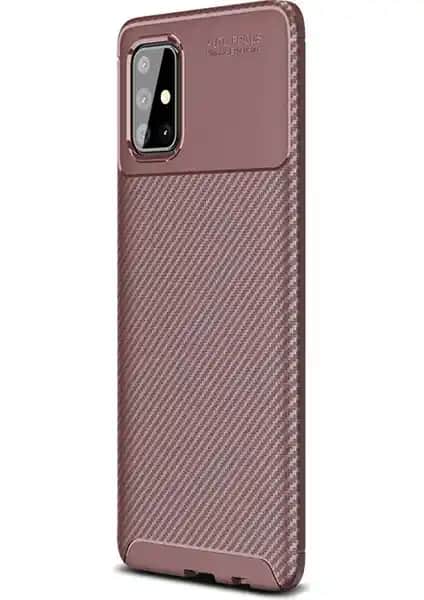 Samsung Galaxy M31S İçin Estetik ve Koruyucu Karbon Desenli Silikon Kılıf Özellikleri