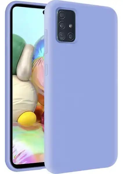 Samsung Galaxy M31S için Kadife Astarlı Silikon Kılıf Şık ve Koruyucu Tasarım