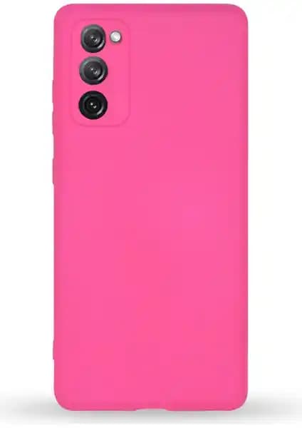 Samsung Galaxy S20 FE için Neon Pembe Silikon Kılıf Şıklık ve Koruma Sağlar