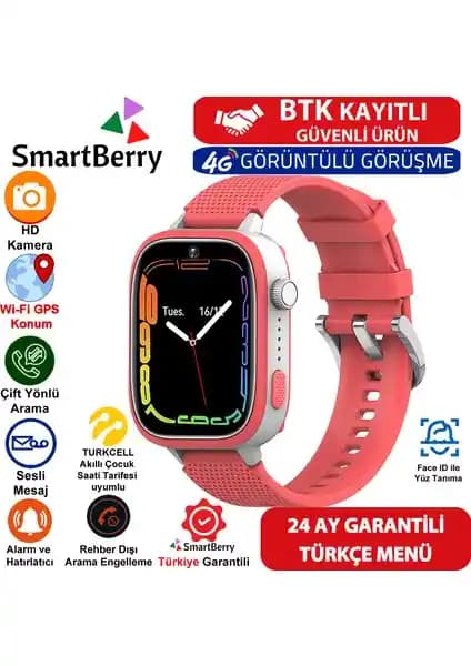 SmartBerry Z51 Çocuk Akıllı Saati Güvenlik ve Konum Takibi Özellikleri