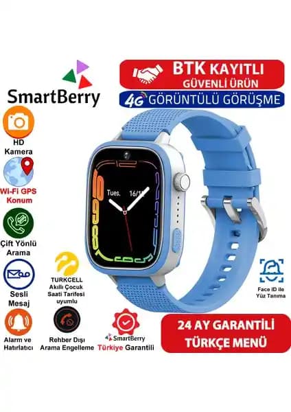 SmartBerry Z51 Çocuk Takip Saati Güvenlik ve Eğlence Özellikleriyle Öne Çıkıyor