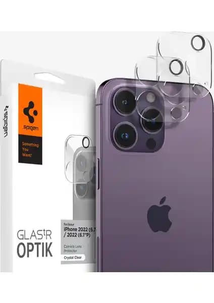 Spigen Kamera Lens Koruyucu Glas.tR Optik iPhone 16 Pro Max ve Diğer Modeller İçin Güçlü Koruma