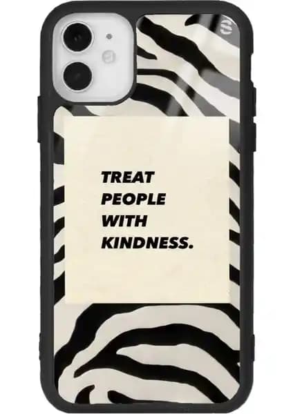 Spoyi Apple iPhone 11 Zebra Motifli Parlak Silikon Kılıfı Güvenli ve Şık Koruma Çözümü