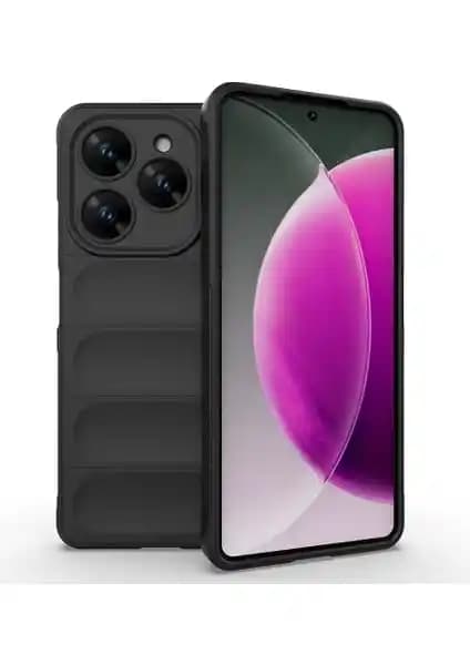 Tecno Spark 20 Pro 4G Kılıfı Kadife ve Süet Malzeme ile Şıklık ve Koruma Sağlar