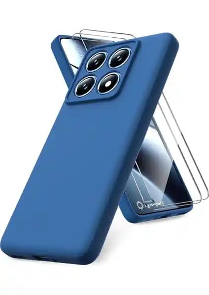 Xiaomi Mi 14T Pro için Güçlü ve Estetik Kılıf ile Ekran Koruyucu Seti Üreticiden Özel Tasarım