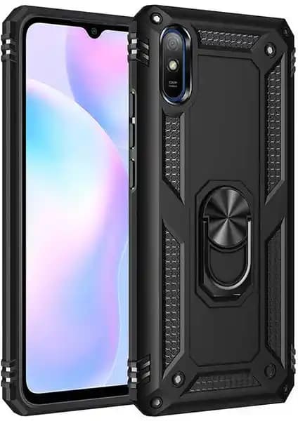 Xiaomi Redmi 9A İçin Vega Çift Katmanlı Sert Kılıf Güçlü Koruma ve Estetik Sunar
