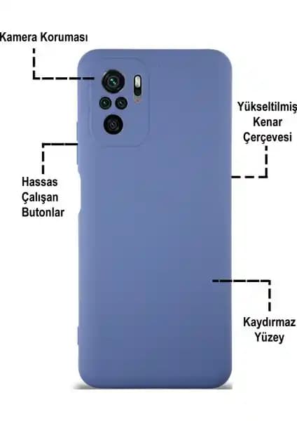 Xiaomi Redmi Note 10S için Kadife Yüzeyli Silikon Kılıf Detaylı İnceleme ve Özellikleri