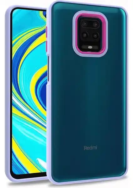 Xiaomi Redmi Note 9 Pro için Şeffaf Silikon Kenarlı Flora Kapak Koruma ve Estetik Sağlar