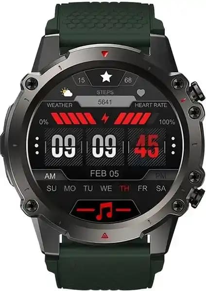 ZeBlaze Vibe 7 Lite Green Akıllı Saat Günlük Kullanım ve Sağlık Takibi İçin Uygun