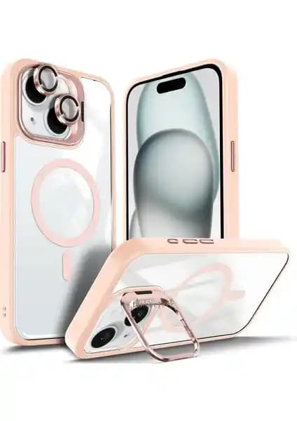 Zore Etro Kılıf Seti iPhone 13 ve 14 için Şeffaf ve Koruyucu Tasarım