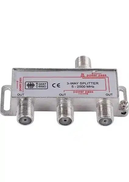 Ata Elektronik 3'lü Anten Dağıtıcı Splitter: Çoklu Televizyonlar İçin Güçlü ve Güvenilir Çözüm