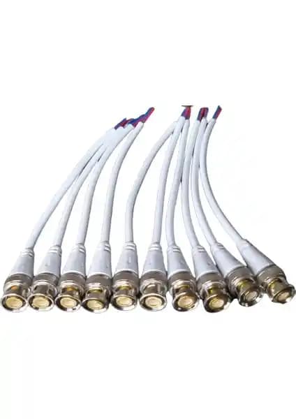 Ayfekam 10 Adet Hazır Kalın Kesit Kablolu Beyaz Bnc Konnektörleri İnceleme ve Kullanım Rehberi