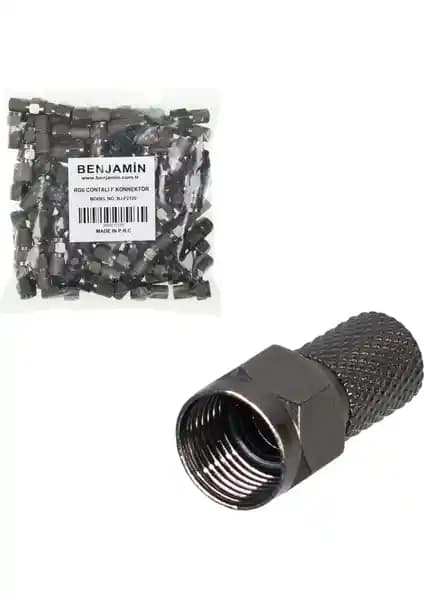 Benjamin F Konnektör RG6 Contalı: Yüksek Performanslı ve Dayanıklı Bağlantı Çözümü