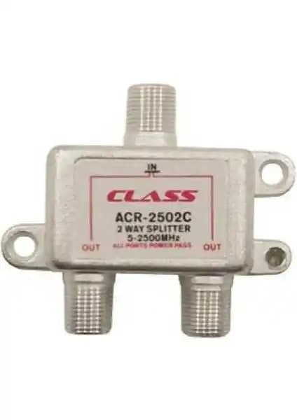 Class Acr-2502C 1 Giriş 2 Çıkışlı Kablo TV ve Uydu Anten Çoklayıcı Teknik Özellikleri