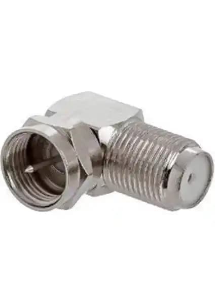 Gesi Atlanta F Konnektör L Fiş 90 Derece Çevirici: Dayanıklı ve Pratik Kablo Bağlantı Çözümü