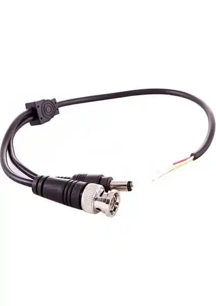 Güvenlik ve İzleme Sistemleri İçin 10 Adet Kablolu BNC ve Power Jack Konnektörleri