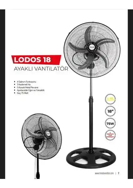 İtimat Lodos ve Süsler SV-1805 Vantilatörleri Karşılaştırması ve Özellikleri