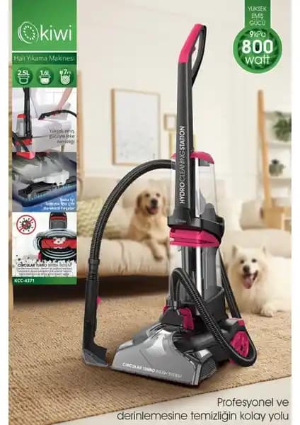 Kiwi KCC-4371 PRO Halı ve Koltuk Temizleme Makinesi Özellikleri ve Kullanım İpuçları