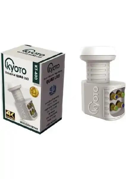 Kyoto 4'lü Dört Çıkışlı LNB: Yüksek Performans ve Dayanıklılık Sağlayan Uydu Bileşeni