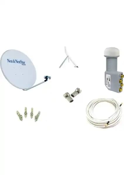 Next Çanak Anten Takım 4K - 75 Cm Yüksek Performans ve Güvenilirlik Sunan Anten Sistemi