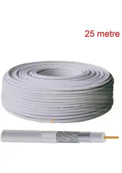 Ramtech 25 Metre Uydu Anten Kablosu Yüksek Kalite ve Uyum Özellikleri