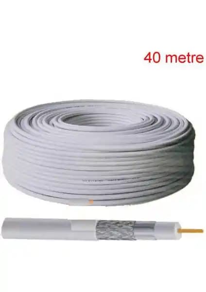 Ramtech 40 Metre Uydu Anten Kablosu Yüksek Performans ve Uyum Garantisi