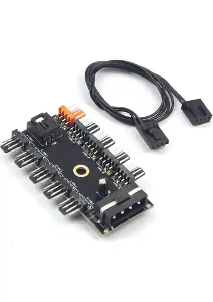 Alfais 10 Port Fan Çoklayıcı: 1155 Pin İşlemci Soketi İçin Çoklu Fan Yönetimi ve Soğutma Çözümü