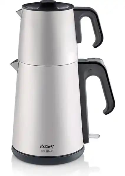 Arzum AR3069 Çay Sefası: Paslanmaz Çelik, Geniş Kapasiteli ve Fonksiyonel Çay Makinesi