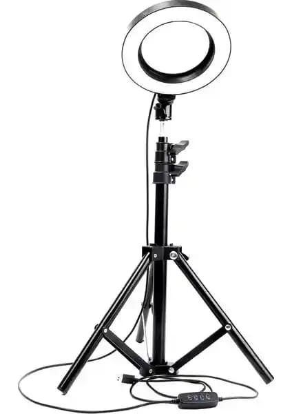 Blackmarket 10" Kuaför Makyaj Youtube Çekimleri için Ayarlanabilir LED Ring Light