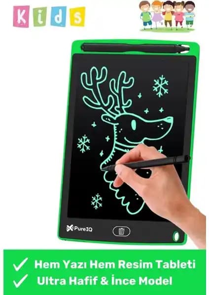 Carlburn Premium LCD Ekranlı Kalemli Dijital Çizim Tableti: Çok Fonksiyonlu ve Taşınabilir