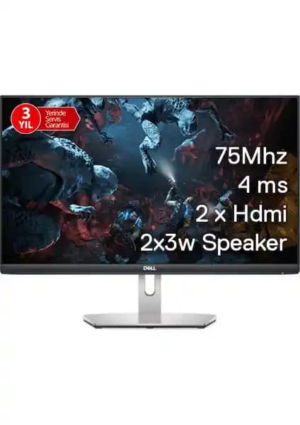 Dell S2421H 23,8'' Full HD IPS Monitör: Geniş Açılı, Hızlı ve Konforlu Kullanım İçin İdeal Seçenek