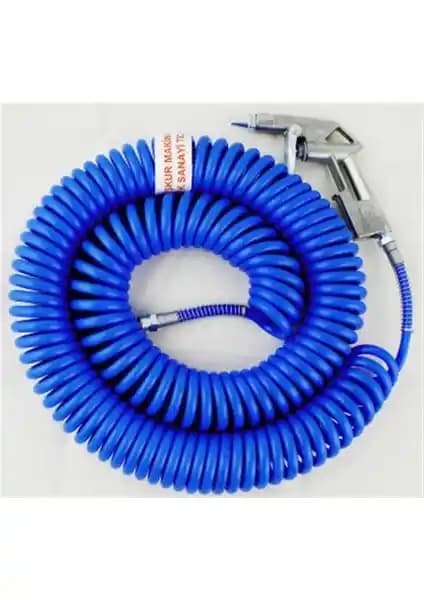 Geoderik Makina Kompresör Spiral 15 Metre Hava Hortumu ve Tabancası Özellikleri