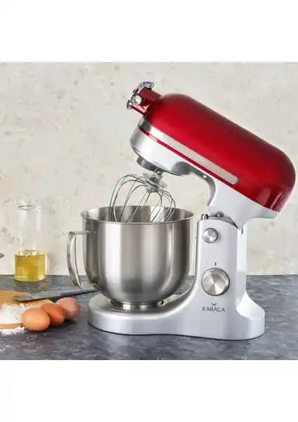 Karaca Multicast Chef 1600W Döküm Stand Mikser 5L Paslanmaz Çelik Hazne