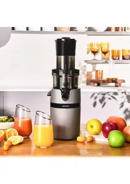 Karaca Slow Juicer Yavaş Sıkım Katı Meyve Sıkacağı ile Doğal ve Besleyici Meyve Suları