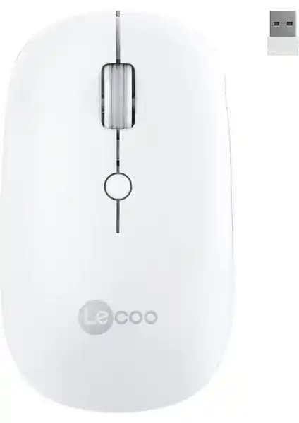 Lecoo WS211 Dual Mod Kablosuz Optik Mouse: Ergonomik, Sessiz ve Çoklu Bağlantı Özellikleri