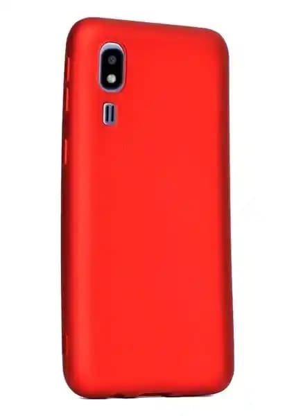 Samsung Galaxy A2 Core için Mat Kırmızı Premium Silikon Kılıf ile Koruma ve Şıklık