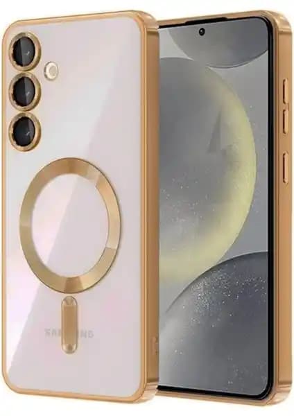 Samsung Galaxy A56 için Magsafe Uyumlu Şeffaf Silikon Kılıf - MobaxAksesuar