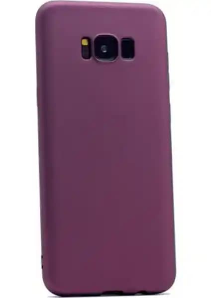 Samsung Galaxy S8 için Bordo Mat Premium Silikon Kılıf - Şık ve Dayanıklı Koruma