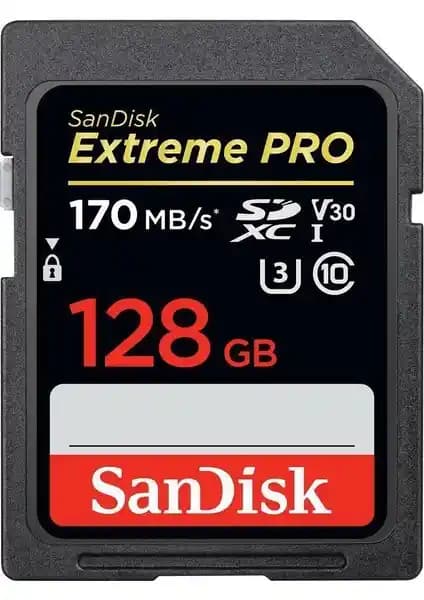 Sandisk Extreme Pro 128GB SDXC Kart: Yüksek Performans ve Dayanıklı Depolama Çözümü